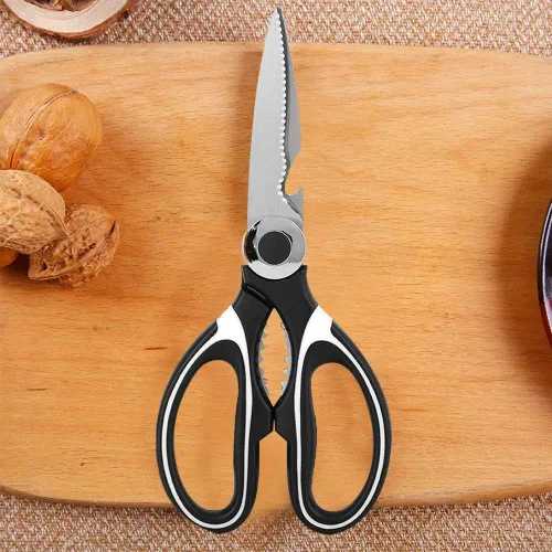 Vista 6 de Tijeras multifuncionales, acero inoxidable resistente al óxido con superficie lisa para el hogar, cocina, hogar