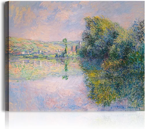 Vista 174 de A&T ARTWORK Antibes Seen from The Salis Gardens de Claude Monet Las Obras de Arte Clásico Mundial Reproducciones, Impresiones de Arte en Lienzo