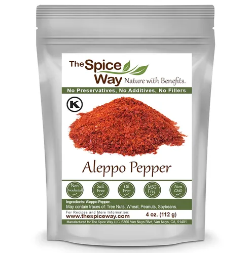 Vista 3 de The Spice Way Tomate en polvo 8 onzas, pimienta Alepo 4 oz y romero molido 4 oz