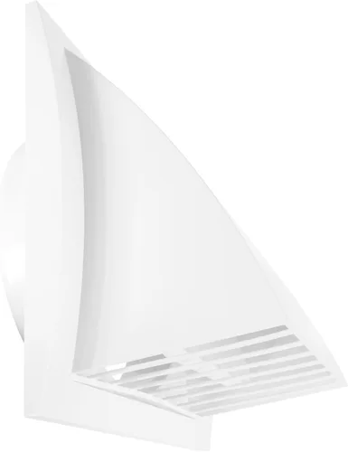 Vista 10 de Capucha de ventilación de plástico ABS blanco con solapa, ajuste de 4 pulgadas, para sistemas de ventilación de baño, cocina, lavandería y garaje