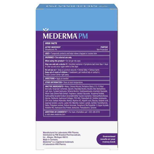 Vista 2 de Mederma PM Crema Intensiva Nocturna para Cicatrices, Trabaja con la Actividad Regenerativa Nocturna de la Piel, Clínicamente Demostrado que Hace