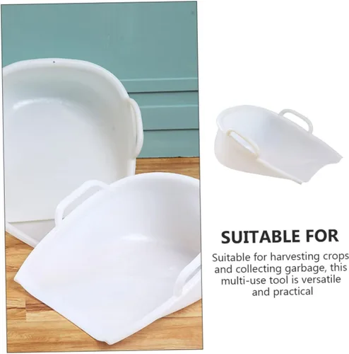 Vista 2 de GANAZONO Recogedor de mano multiusos de plástico grueso de limpieza para granos de cocina Contenedor Estilo aleatorio