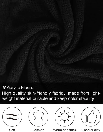 Vista 6 de MissShorthair Ponchos cálidos de invierno para mujer