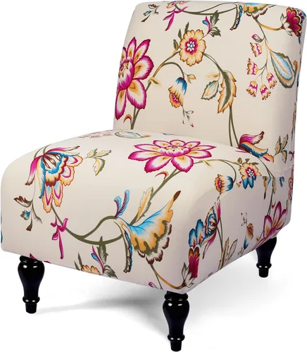 Vista 15 de Liykimt Funda para Silla de Acento sin Brazos Slipcover, Funda Slipcover para Silla Slipper de Spandex Elástico Extraíble para Silla sin Brazos