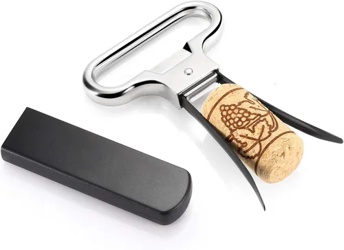 Vista 3 de Ah-So Abridor de Vino Sacacorchos Abridor de Botellas de Vino Extractor de Corcho de Dos Puntas