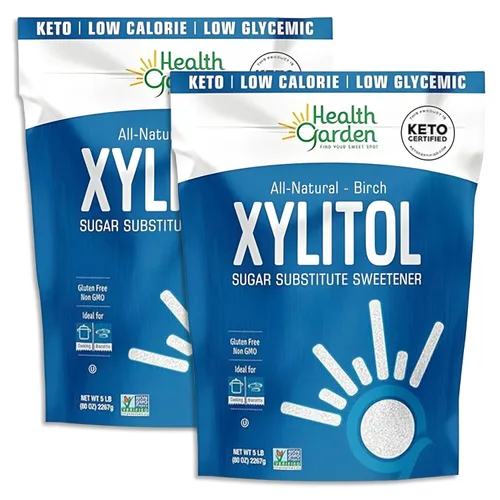 Vista 9 de Health Garden Birch Xylitol Sweetener - Xylitol Sugar Substitute - 2.5 lb