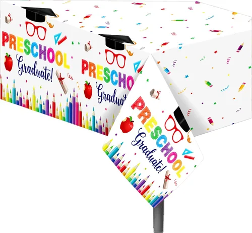 Vista 73 de 1 paquete de mantel de plástico con diseño de bandera americana del 4 de julio para fiesta, 54 x 87 pulgadas de largo, mantel rectangular para bufé