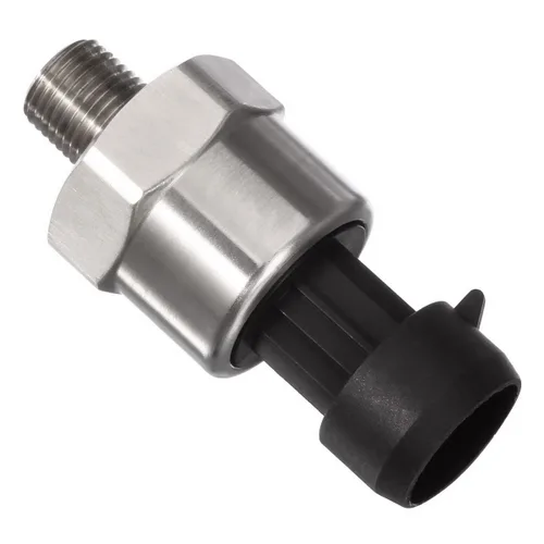 Vista 4 de AUTEX Transductor de presión de 200 psi, sensor emisor con arnés de conector, rosca NPT de 1/8 "-27 sensores de presión de combustible de acero