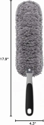 Vista 9 de Plumero de microfibra sin pelusas, lavable para limpieza doméstica MR.SIGA