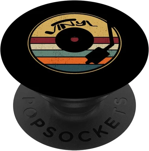 Vista 6 de Disco de vinilo retro LP de regalo - Vinilos vintage PopSockets MagSafe PopGrip para iPhone