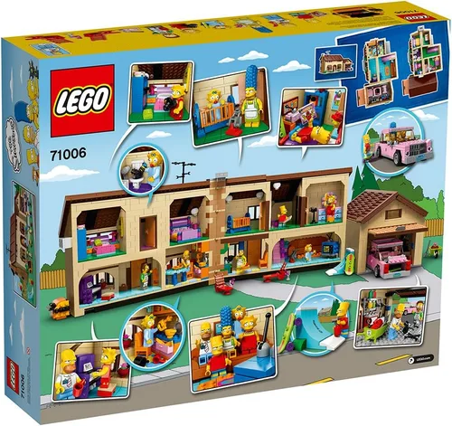 Vista 7 de LEGO Los Simpson 71006 La Casa de Los Simpson