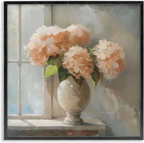 Vista 23 de Spring Floral Dollops' Framed Giclee Art
