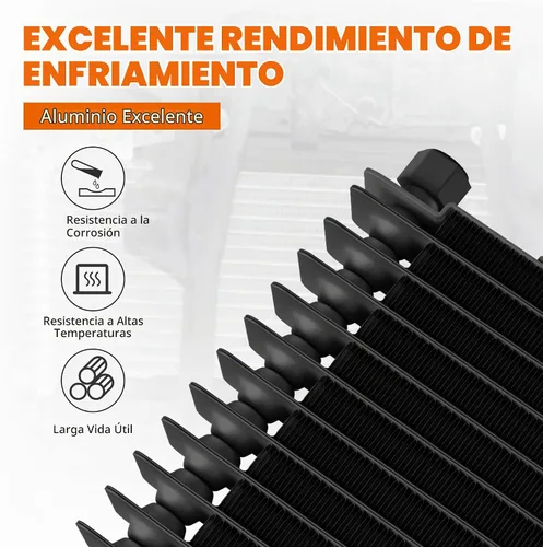 Vista 4 de LPD47391 Enfriador de aceite de transmisión de baja presión de 40k compatible con Tru Cool Heavy Duty 40,000 GVW Max Trans Cooler con hardware