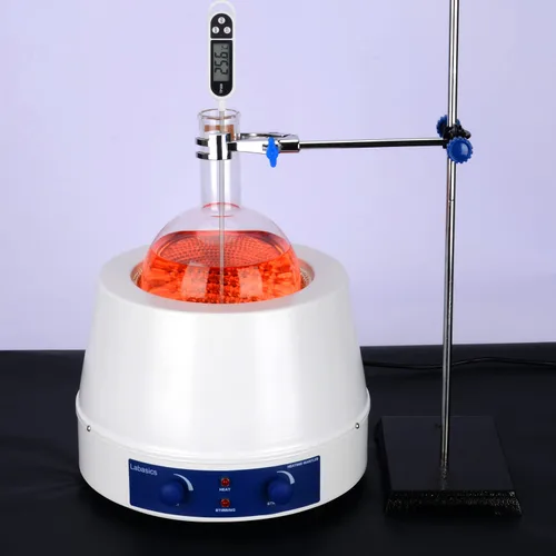 Vista 5 de Labasics Manto de calefacción, calentamiento y agitación Electromantles Manto de calefacción de laboratorio electrotérmico con agitador magnético