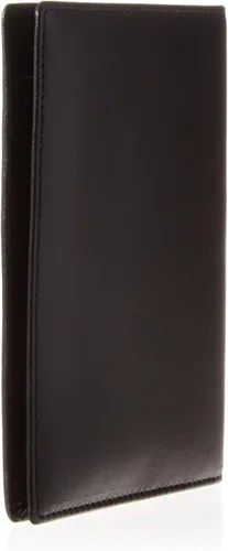 Vista 4 de Tienda Basics Cartera de cuero con bloqueo RFID para pasaporte - 6 x 4 pulgadas, Negro -, Cartera de cuero con bloqueo RFID para pasaporte