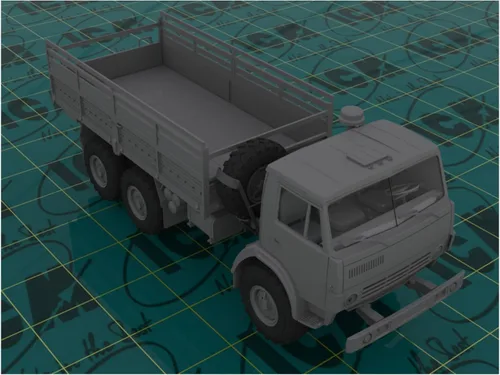 Vista 10 de ICM Models 1/35 Kit de modelo de camión del ejército soviético de seis ruedas