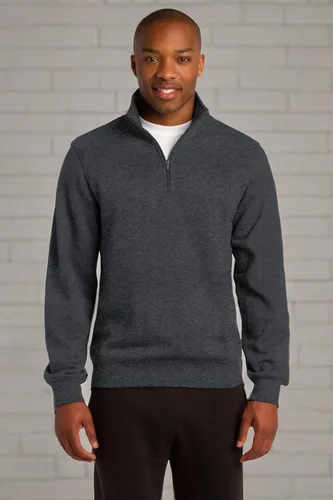 Vista 7 de SPORT-TEK Unisex Quarter Zip Sweatshirt
