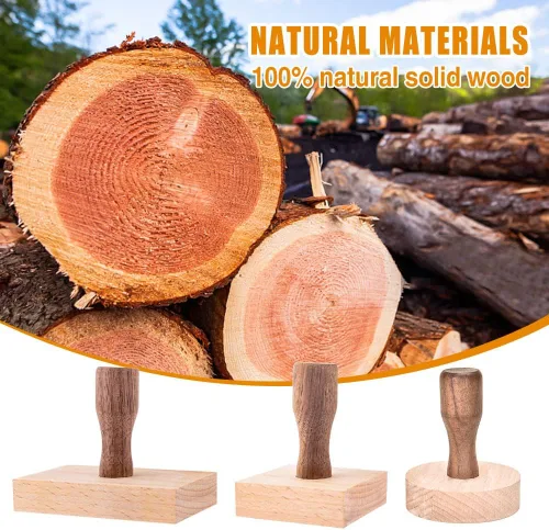 Vista 3 de Sellos personalizados para varias ocasiones, sellos de goma de madera en varios tamaños (sello-2)