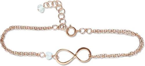 Vista 77 de Pulsera con dije de infinito con piedra natal, joyería hecha a mano, regalo para ella