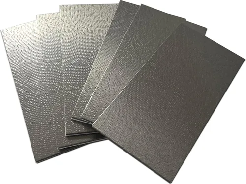 Vista 19 de XUANINY 32 azulejos de metal para salpicaduras de metal autoadhesivos, mosaico de aluminio autoadhesivo, adhesivo de pared 3D para cocina metro