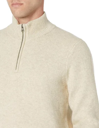 Vista 4 de Tienda Essentials - Suéter de manga larga con cremallera para hombre