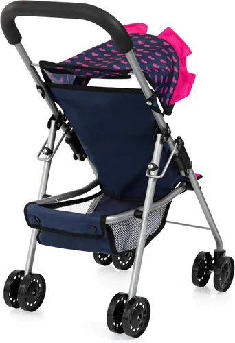 Vista 2 de Bayer - Cochecito de muñeca para muñecas de 18 pulgadas, plegable con diseño de unicornio Features a sturdy aluminum frame, smooth swivel wheels