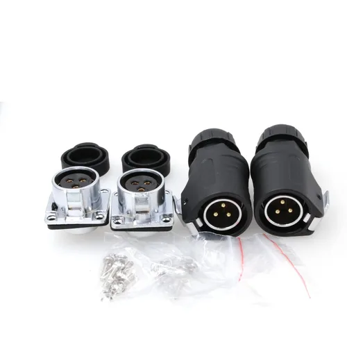Vista 3 de LP20 - Conector de aviación de 3 pines, conectores de cable impermeables industriales para industrial, energía, automóvil, proyecto de lámpara LED