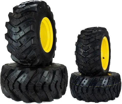 Vista 2 de (4) Conjuntos de neumáticos agresivos 26x12.00-12 18x8.50-10 para John Deere TCU20390 LVA20123