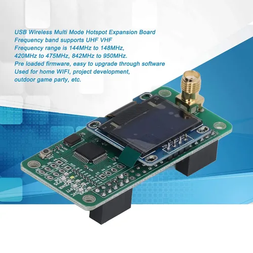 Vista 2 de Módulo Hotspot Multi Modo USB Hotspot Expansión Junta con Soporte de Pantalla para DMR P25 YSF