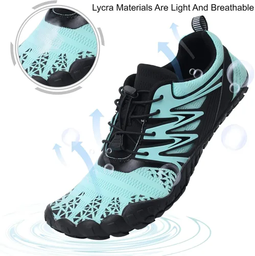 Vista 4 de L-RUN Zapatos de agua atléticos para senderismo para hombre y mujer