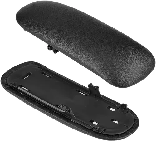 Vista 7 de Tapa de la consola central, almohadilla para reposabrazos - Cuero artificial duradero - Negro