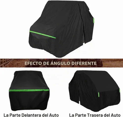 Vista 5 de Cubierta impermeable para UTV de repuesto para accesorios Polaris RZR, cubierta al aire libre a prueba de polvo con rejillas de ventilación