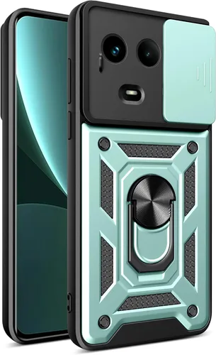 Vista 77 de Compatible con Tecno Pova Neo 2 Bracket Shell, con cubierta deslizante para lente de cámara compatible con Tecno Pova Neo 2 LG6n Case Negro