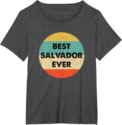 Vista 25 de Camiseta con nombre de Salvador, Negro