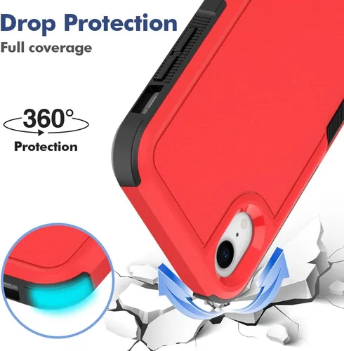 Vista 134 de Jeylly Funda para iPhone SE/Funda para iPhone 5S, Exterior de Plástico Duro que Absorbe Golpes + Interior de Silicona de Goma Defensor contra