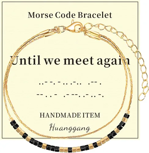 Vista 20 de Regalos inspiradores para mujeres, pulseras con código morse, mensaje secreto para hija, mamá, mejor amiga, profesora, día de la madre, día de San