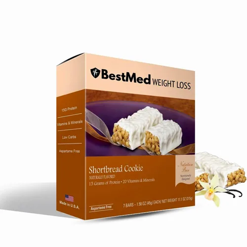 Vista 19 de BestMed - Barra de proteínas – 0.55 onzas de proteína, baja en carbohidratos, baja en azúcar, alta fibra, baja en calorías, barra nutricional