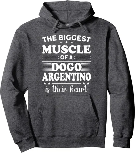 Vista 3 de Sudadera con capucha argentina para perros amigables con los dogos, sudadera con capucha para papá Dogo Argentino, Negro