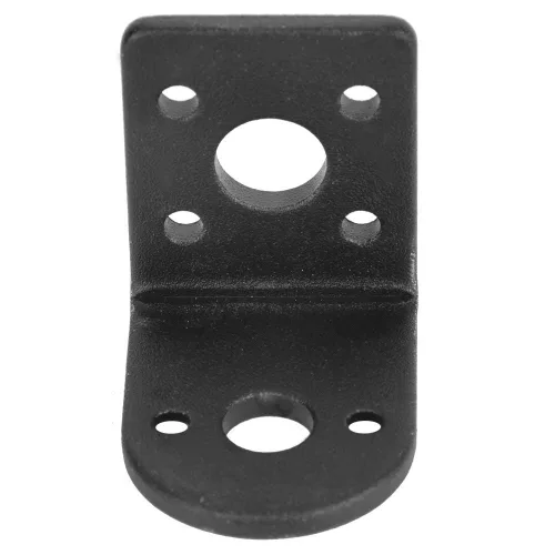Vista 8 de Kit de rueda de motor de engranaje de codificador de 2.559 in, DC 6V 280RPM 25GA370 DC Motor de engranajes de 0.157 in con soporte de montaje