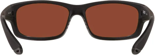 Vista 7 de Costa Del Mar Gafas de sol rectangulares Jose para hombre Marco negroámbar 580p