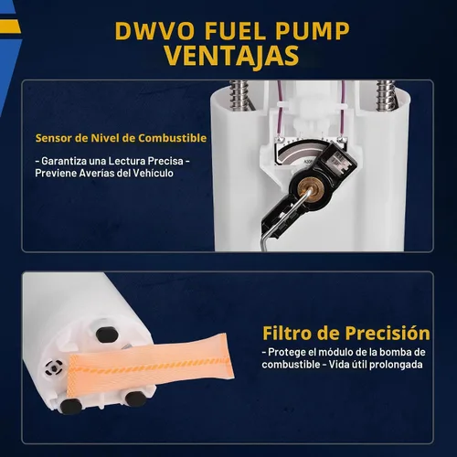 Vista 4 de DWVO Bomba de combustible compatible con Chevy Tahoe 1998-2000 GMC Yukon 1999-2000 Cadillac Escalade 5.7L