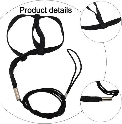 Vista 5 de Minhe Adjustable Parrot Bird Harness Leash for Training and Outdoor Adventures with Comfortable Nylon Strap(M)
