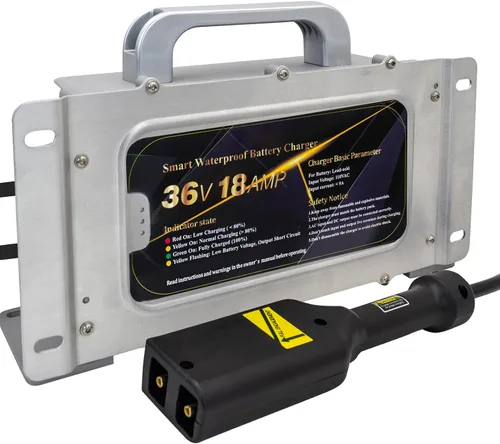 Vista 8 de Cargador de batería impermeable para carrito de golf EZGO TXT de 36 V y 18 amperios para carritos de golf de 36 voltios