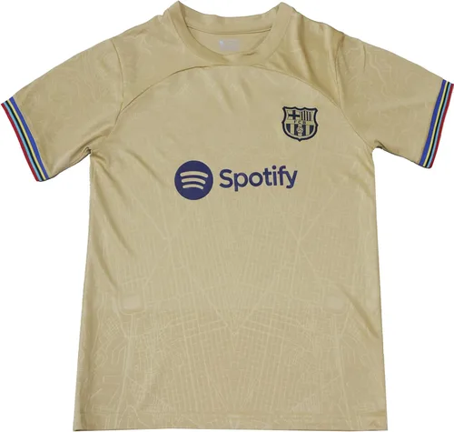 Vista 4 de CEKFAX 20222023 Barca Away #9 Robert Lewandowski Football Soccer Kids Jersey Shorts Socks Set Juvenil Tallas