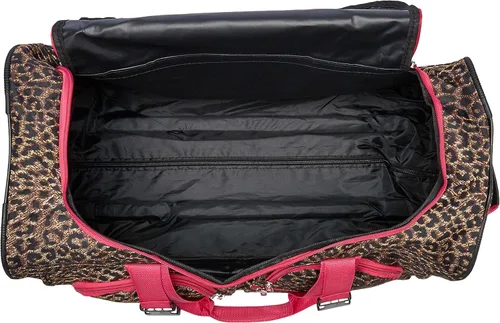 Vista 5 de Valija de viaje con ruedas, de 22 pulgadas, de Rockland, Pink Leopard), PRD322-PINKLEOPARD