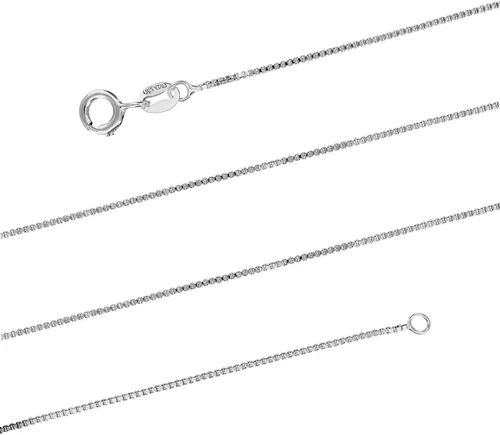 Vista 5 de Aloha Jewelry Company Collar con colgante de cola de ballena hawaiana de plata de ley 925 con cadena de caja de 18 pulgadas, sin níquel