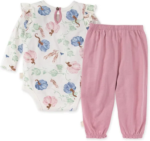 Vista 2 de Burts Bees Baby Baby Girls Bodysuit Pant Set 100 Organic Cotton