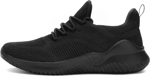 Vista 2 de Zapatillas de tenis para correr para hombre, suela suave de malla transpirable ligera
