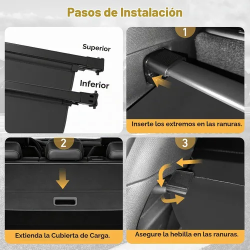 Vista 9 de Powerty - Funda de carga para accesorios Volvo XC90 2016-2025, lona