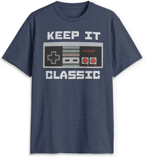 Vista 10 de Nintendo Camiseta Keep It Classic para hombre Athletic Heather